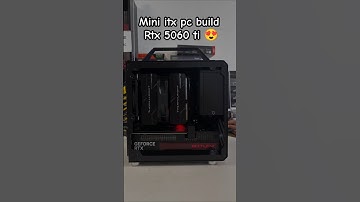 POWERFUL MINI ITX 🤏 GAMING PC BUILD INTEL I5 14600KF RTX 5060 to #pcbuild #gaming #pc #miniitx