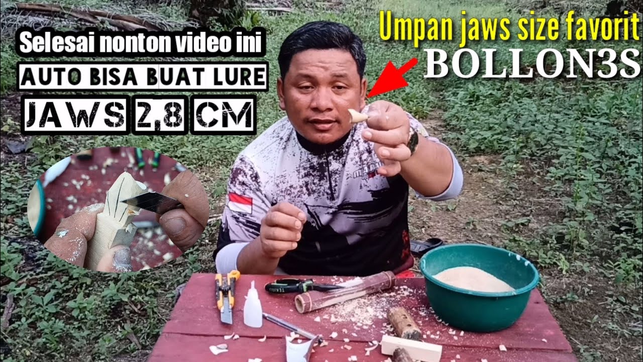 BONGKAR TUNTAS CARA BUAT JAWS MRA RIAU 2,8CM || CARA MUDAH & CEPAT || YANG SERING DI PAKAI BOLLON3S