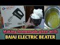 Bajaj Mejesty Electric Beater # hand mixer # Making Homemade Ghee using Bajaj Electric hand beater