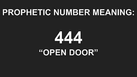 Prophetic Number 444 and The Open Doors!  Teaching By Annamarie Strawhand
