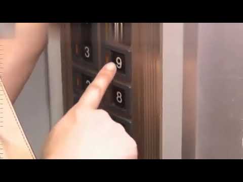 Japanese Lesbians kissing in the elevator ｜ Hot Forced kissing #000