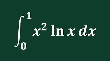 【詳細解題動畫】提要 [★積分]：Evaluate ∫ x² ln(x) dx, Upper Limit = 1 & Lower Limit = 0｜授課老師：中華大學土木系呂志宗特聘教授