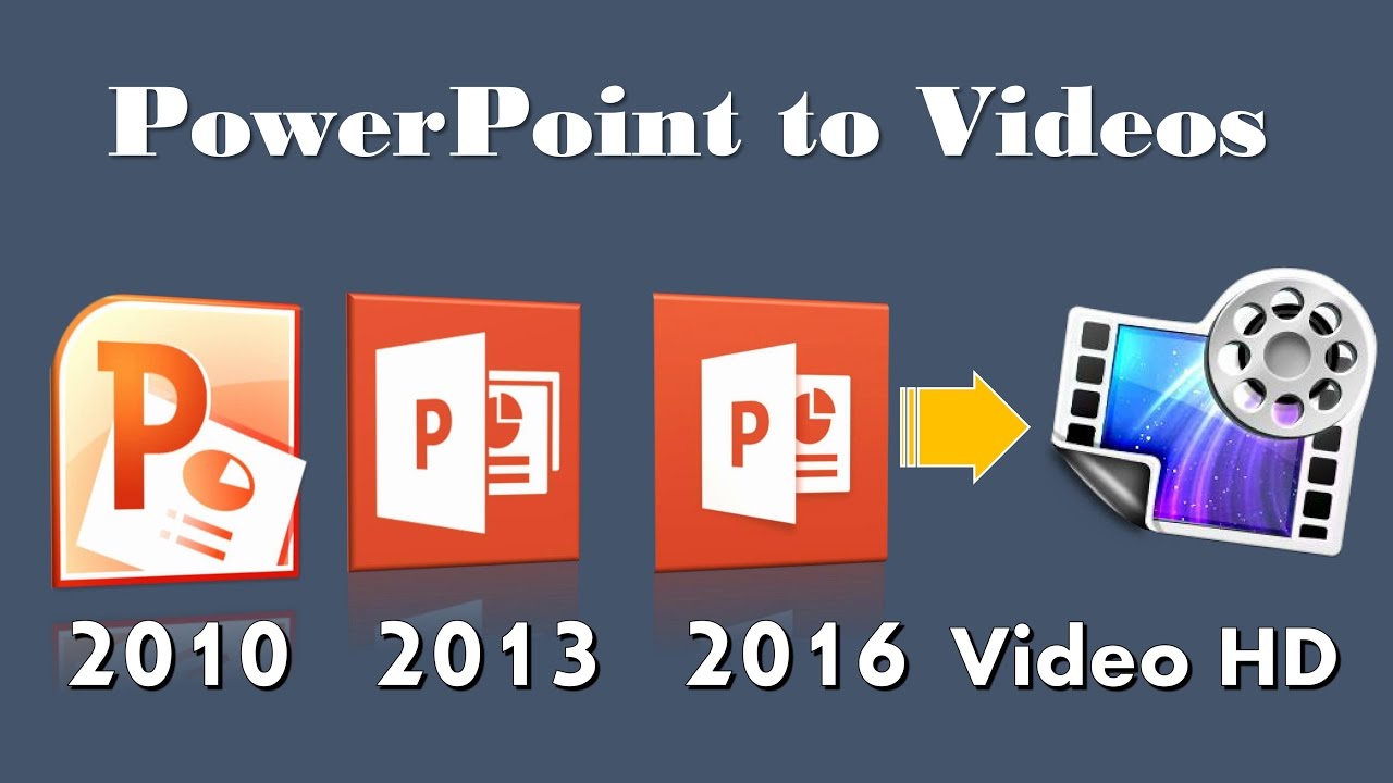 how to convert a powerpoint presentation into a video