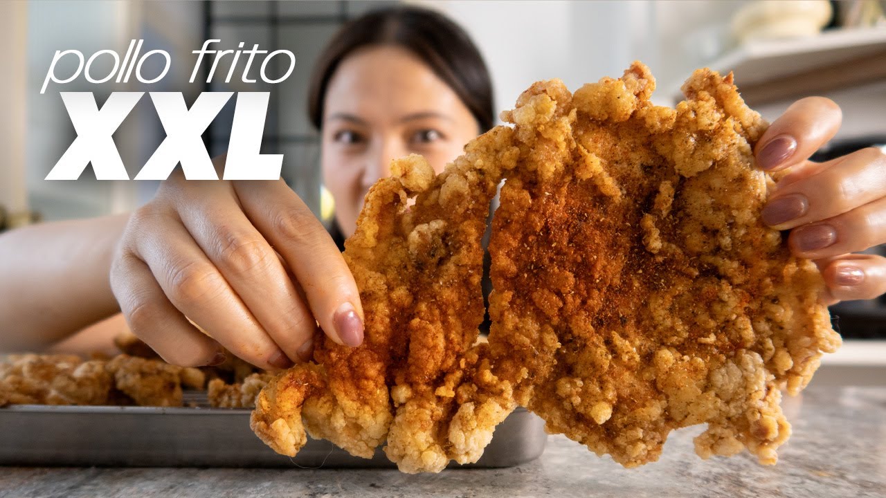 Así preparo pollo frito taiwanés XXL