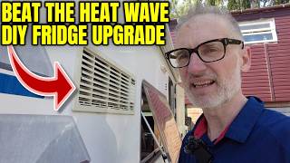 HEAT WAVE is KILLING OUR MOTORHOME Fridge - DIY FAN UPGRADE for UNDER £20