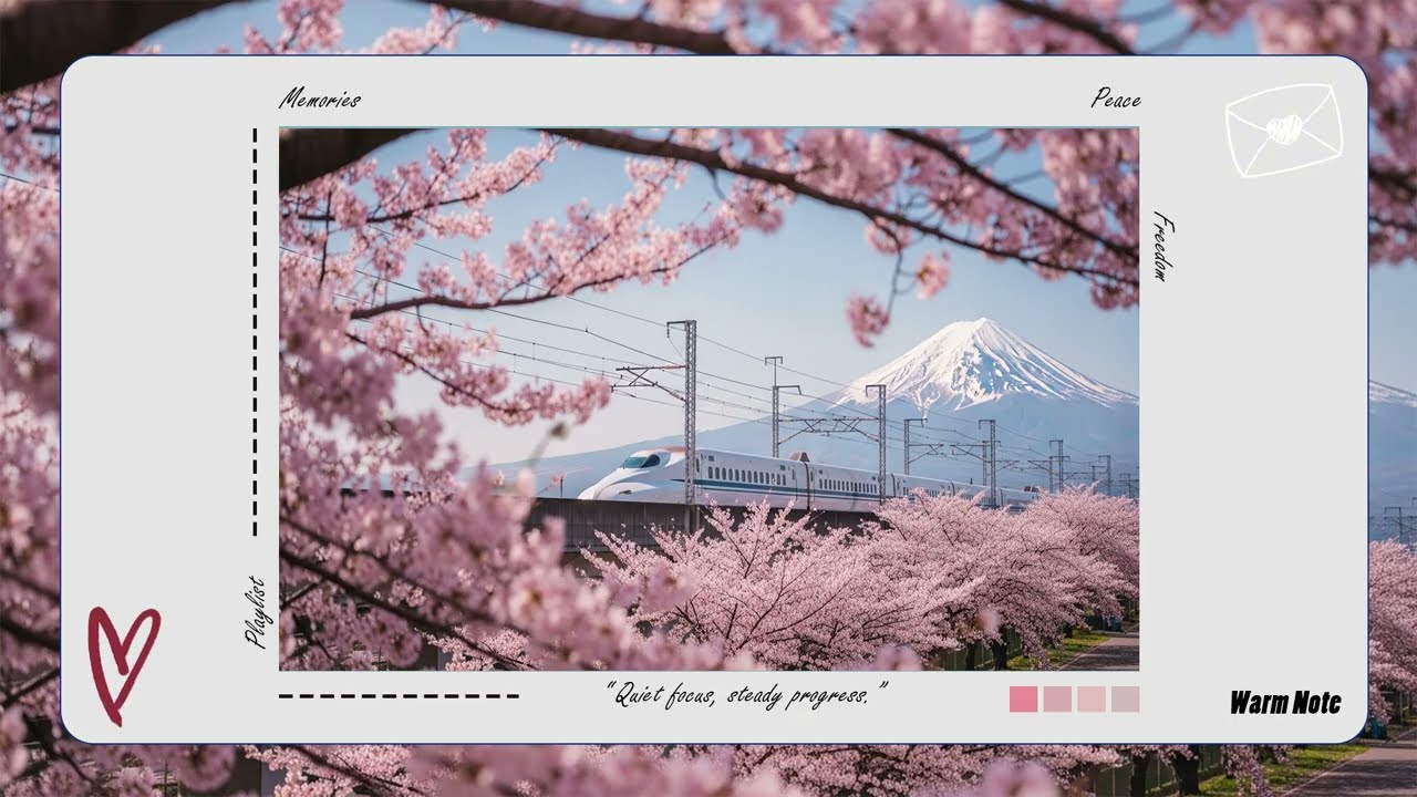 Moving Forward Softly 🌿 Peaceful Lofi for Concentration