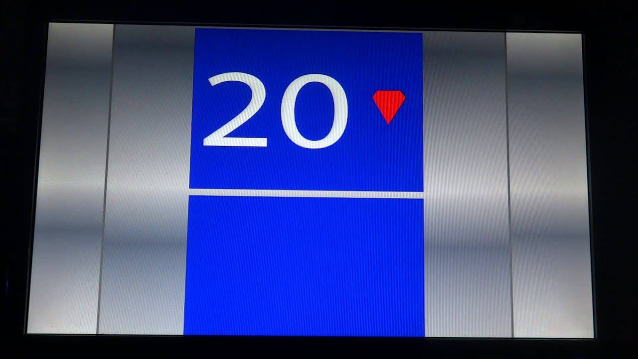 ANIMATED: Kone Polaris traction elevators at Transnational hotel Breezelight Beach