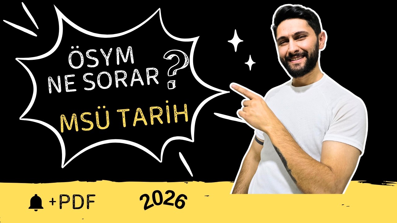 14) Bilgi Dolu MSÜ Tarih Sınav Provası 2026 / Ali Gürbüz