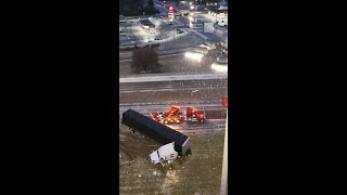 Mississippi Roads Iced Over & Dangerous