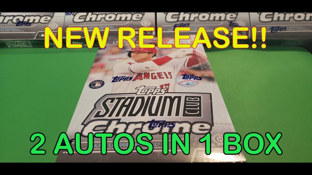 NEW RELEASE 2022 Topps Stadium CLub Chrome Baseball Reveal