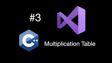 Visual Studio Code C++ | Multiplication Table