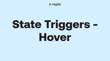 How to use States in Replo - Hover