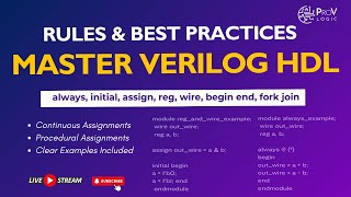 Must follow Rules in Verilog HDL - Description styles