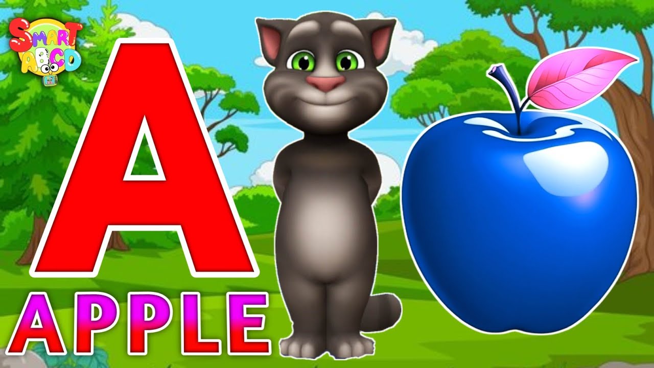 Phonics Song 2 with TWO Words in 3D - A For Apple🍏🍎- ABC Alphabet Songs ...