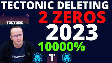 TECTONIC TOKEN 2023 | BIGGEST PUMP THIS YEAR | DELETING 2 ZEROS SOON
