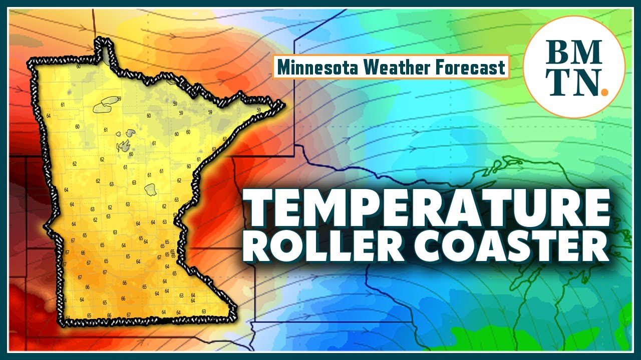 October begins with a temperature roller coaster in Minnesota - YouTube