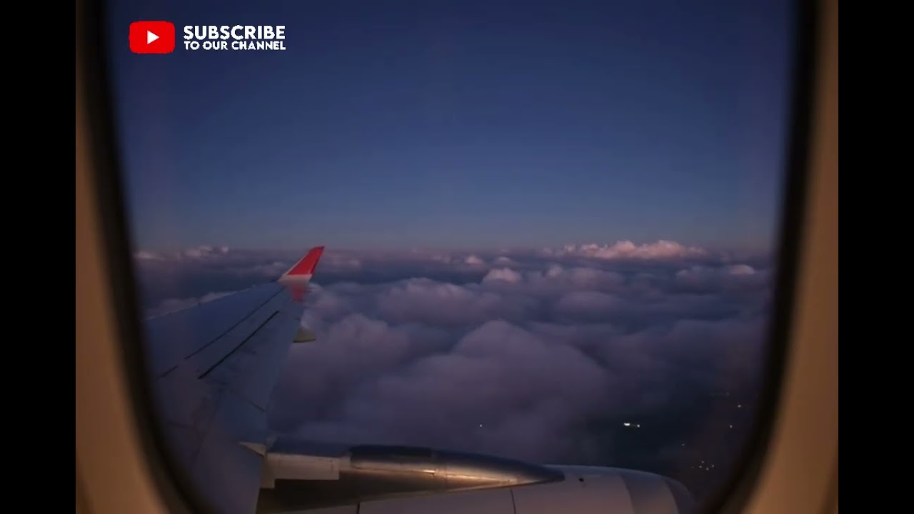Night Flight Above the Clouds ✈️ Night Flight Series #2 (4K Relaxing Ambience)
