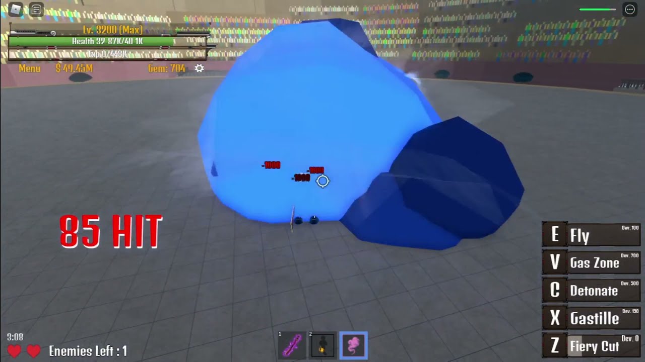 GAS is too Over Powered to Raid in King Legacy YouTube