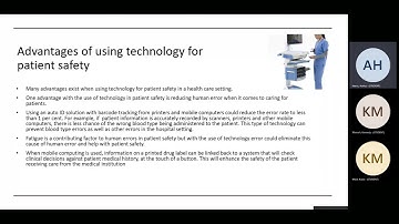 The Use of Computers to Promote Patient Safety
