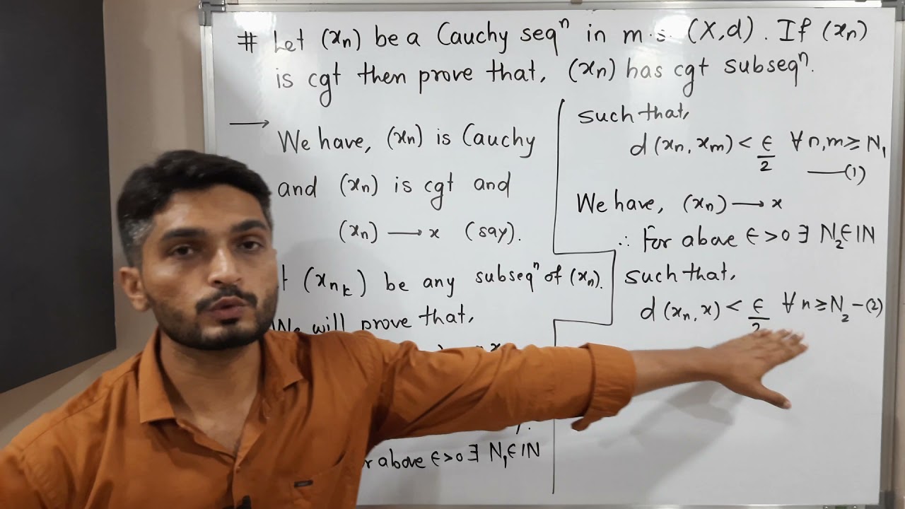 Полное метрическое пространство | Лекция 12 | Если последовательность является последовательность...