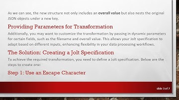 Transforming JSON with Jolt in Apache NiFi