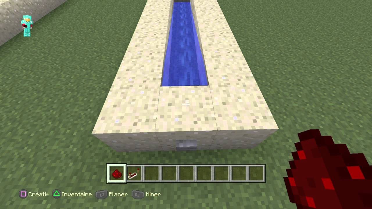 Minecraft (tuto) comment faire un canon a TNT semi-automatique. - YouTube