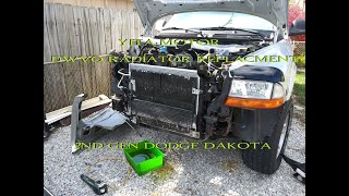 Dodge Dakota 2nd Gen Yitamotor DWVO radiator replacement