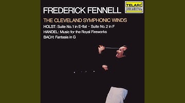Handel: Music for the Royal Fireworks, HWV 351: V. Minuet - Trio