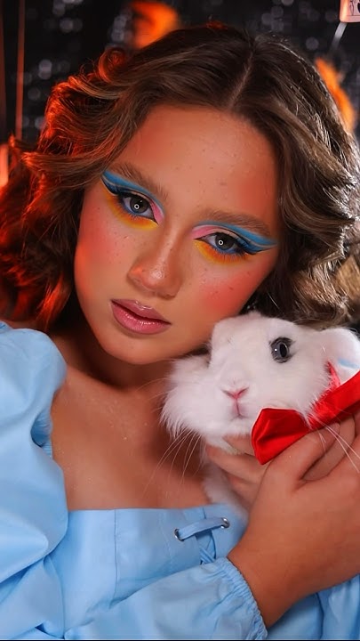 Алиса в стране чудес и белый кролик Кокос♥️ #макияжгомель #makeup # ...