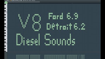 V8 Diesel Engine Sound Simulation using FL Studio