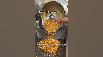 caramel flavor commercial automatic large popcorn making machine #popcornmachine #popcorn #machine