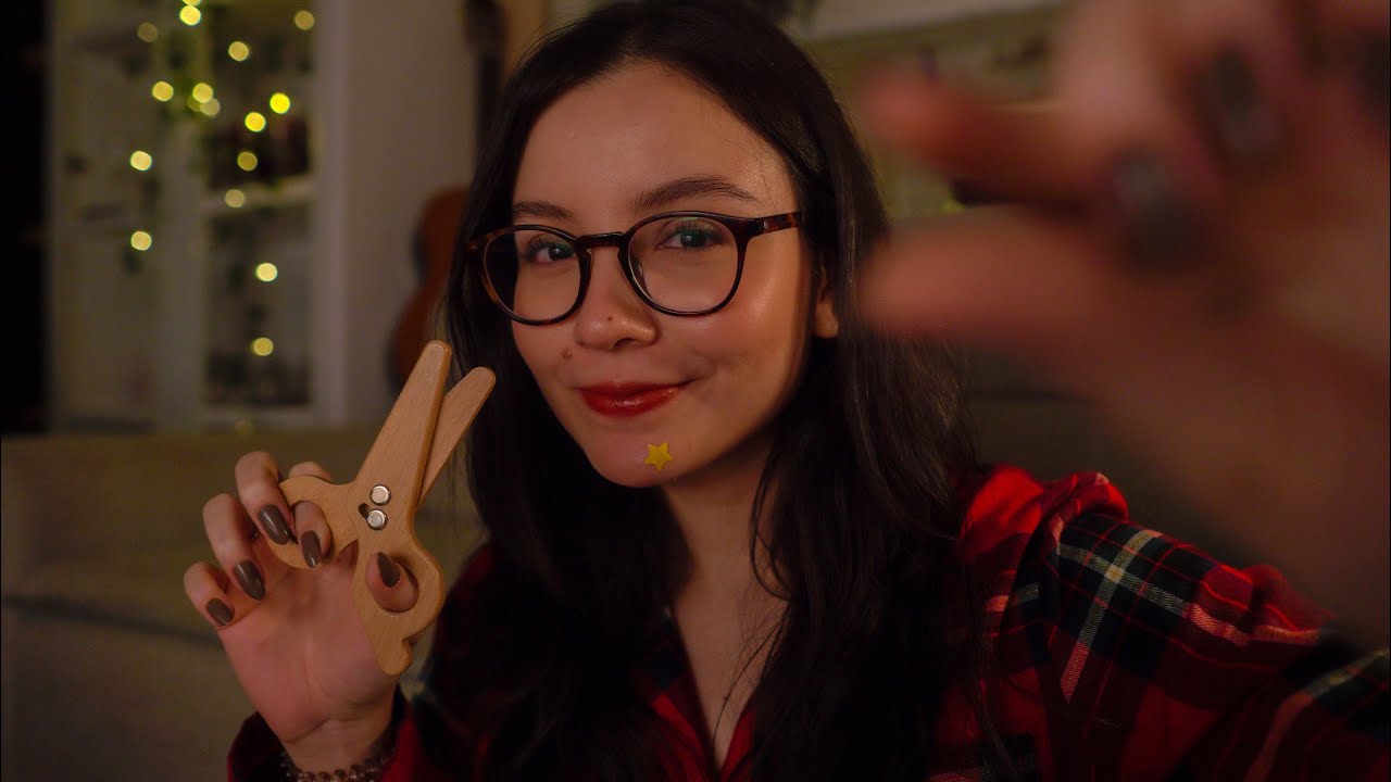 ASMR ✨ para te acalmar (chuva, remoção de energias negativas, hand sounds, tesoura de madeira etc)