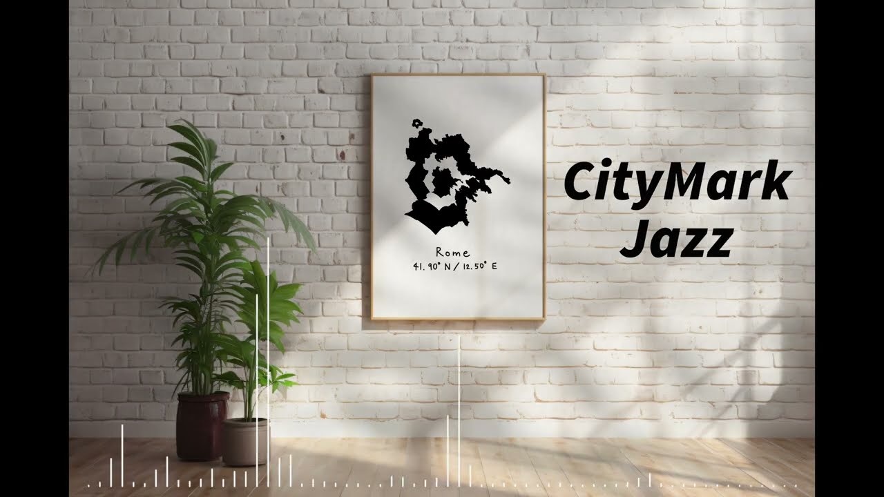 Rome CityMark Jazz | Calm Jazz for Studying, Working & Deep Focus | 1 Hour