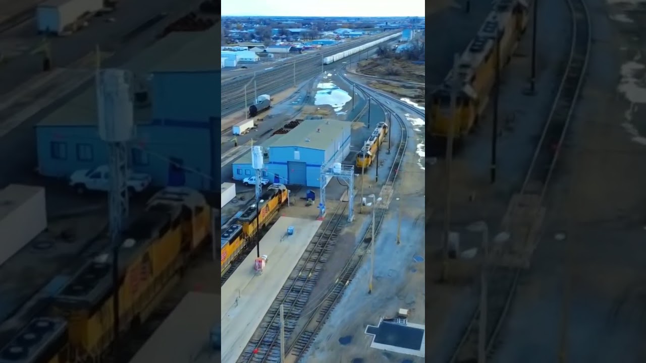 Nampa locomotives shops from a Birds Eye view