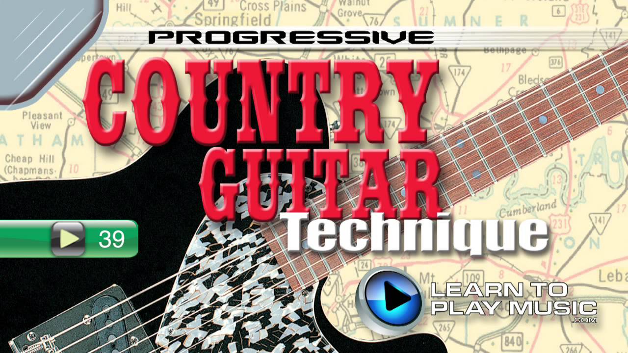Ex039 Country Guitar Lessons ~ Progressive