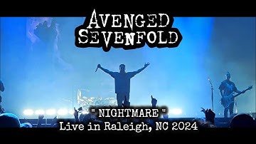 Avenged Sevenfold - Nightmare - LIVE 2024 | RALEIGH, NC (FULL 4K VIDEO) #avengedsevenfold #live #a7x