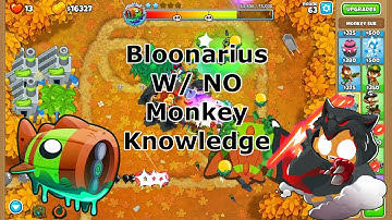 BTD6 Bloonarius With NO Monkey Knowledge