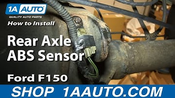 How To Replace Rear Axle ABS Sensor Ford F-150