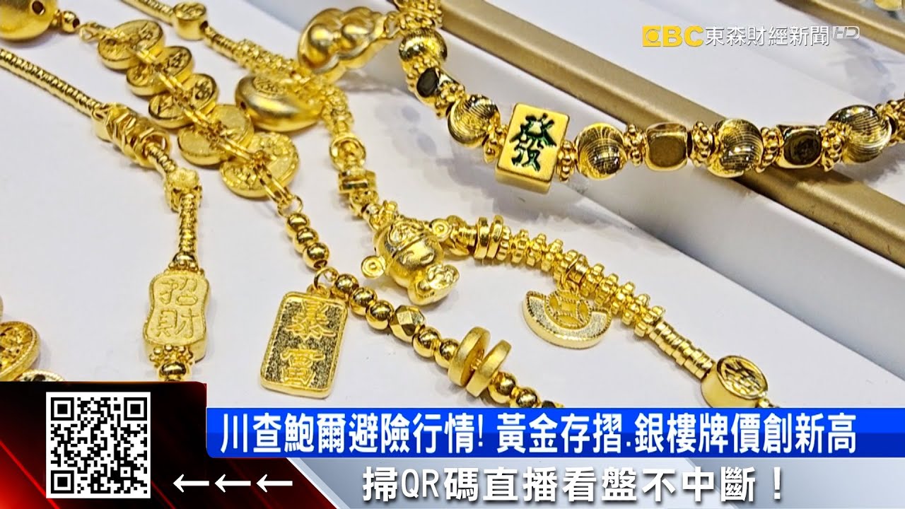 川查鮑爾避險行情！黃金存摺、銀樓牌價創新高 @57ETFN