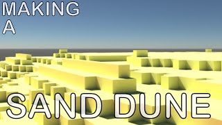 Magica Voxel Desert Design #3, Sand Dune