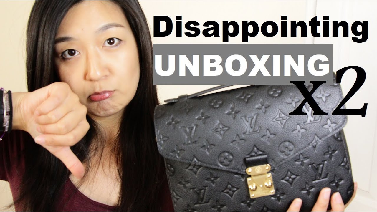 LOUIS VUITTON UNBOXING POCHETTE METIS EMPREINTE LEATHER IN BLACK 