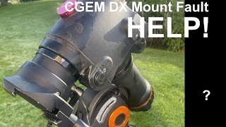 Celestron CGem DX Mount has stopped working HELP!