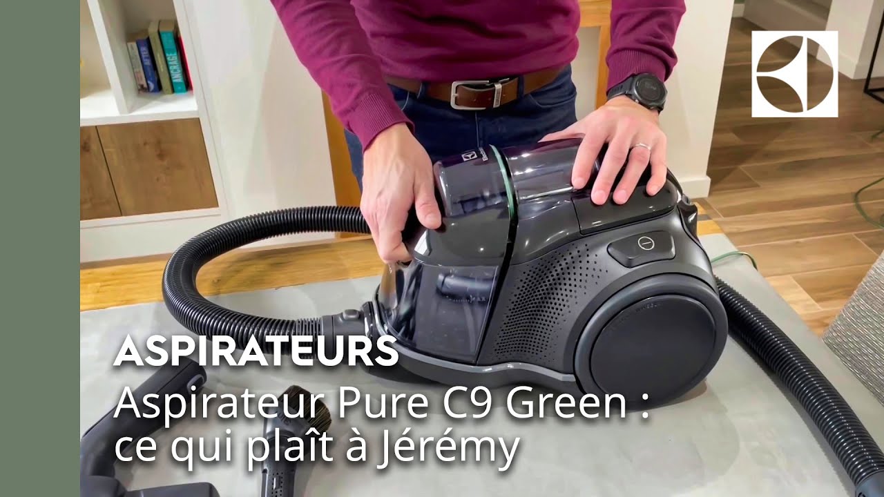 Aspirateur traîneau sans sac Pure C9 ELECTROLUX PC91GREEN