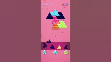Block!Triangle puzzle:Tangram⬅️Level 49