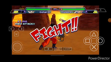 Gohan SSJ2 vs future trunks and kid gohan SSJ || Dragon ball shin budokai || Shadow Squad