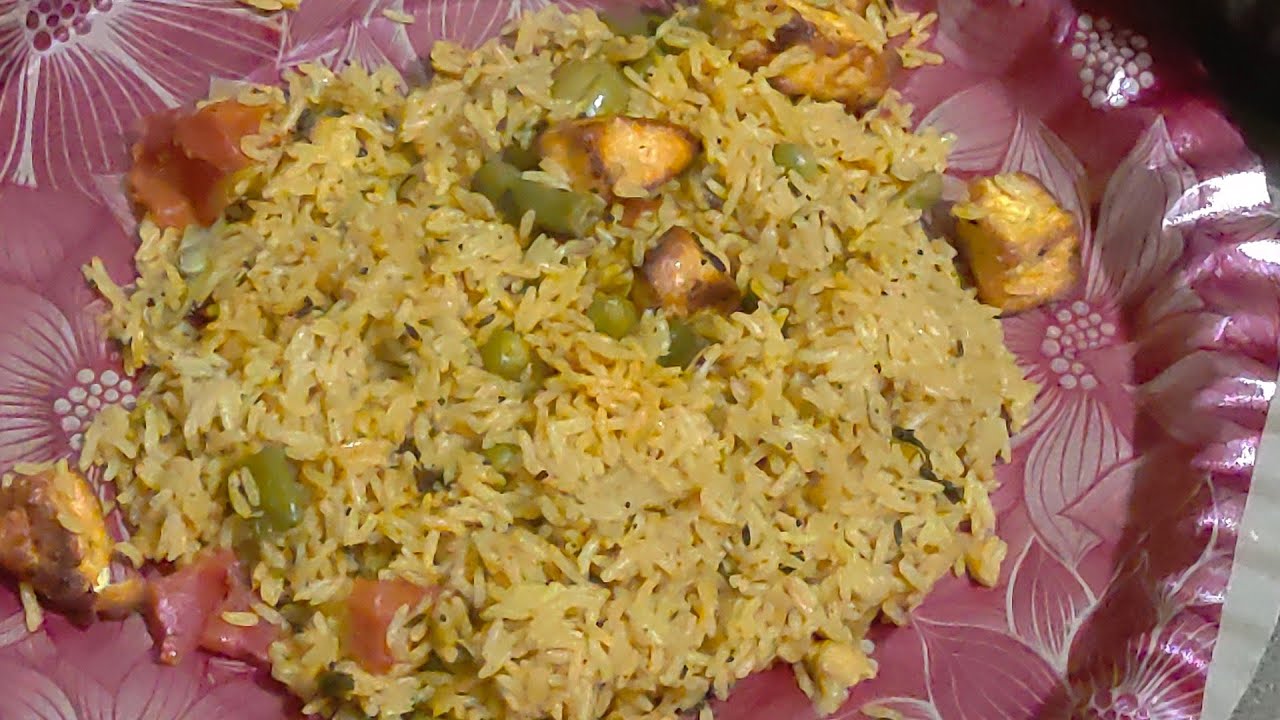 ବାଇଗଣ କେ ଚକି ଚକି କରି Chips ଆଉ ସବୁ ପରିବା ପନିର ଟିକେ ଦେଇ କରି Pulao ବନାମା @ANSVlogs9255