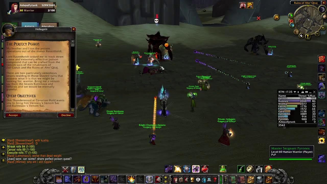 LoG server first AQ40 full clear and C'thun  | Adenae | Kronos IV