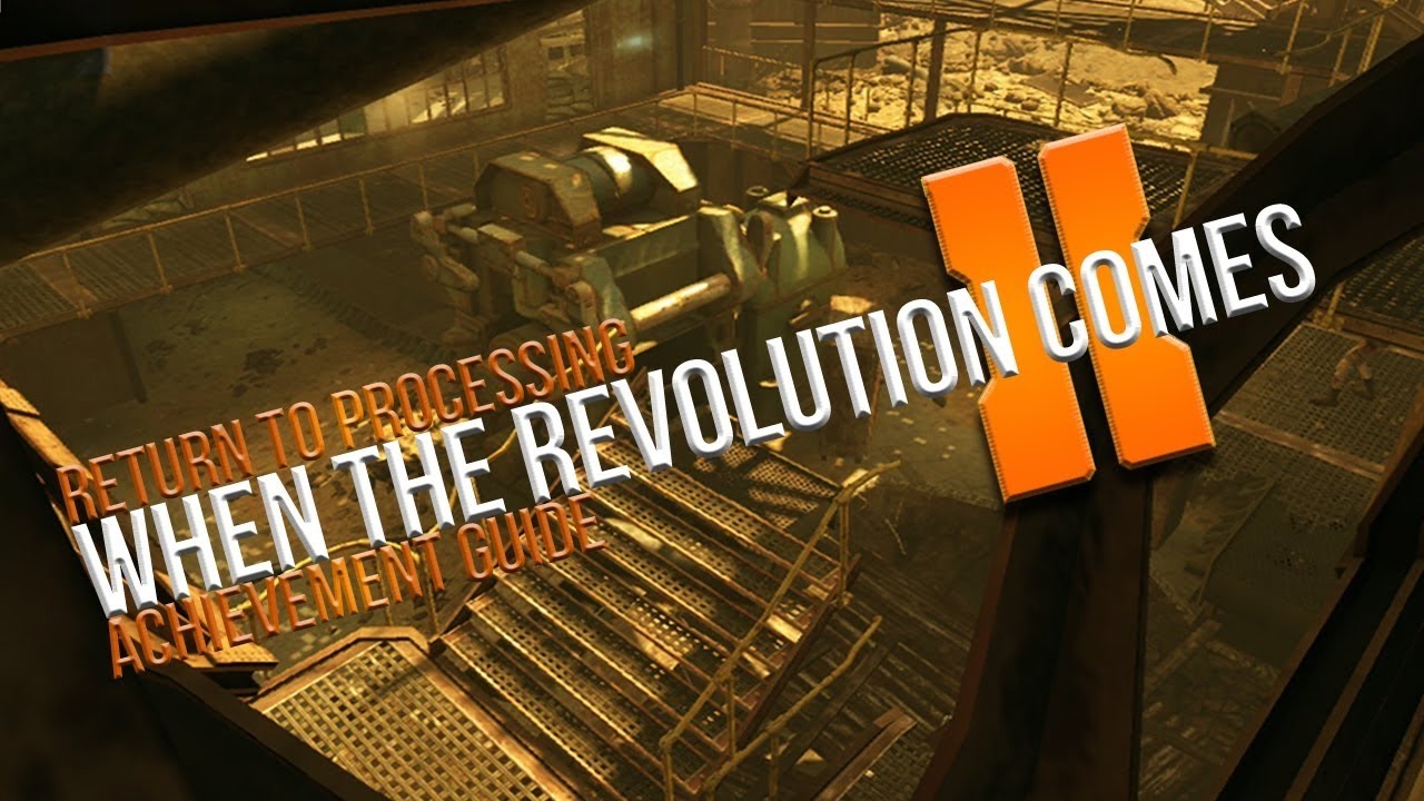 Black Ops 2 Zombies Buried When the Revolution Comes Achievement Trophy