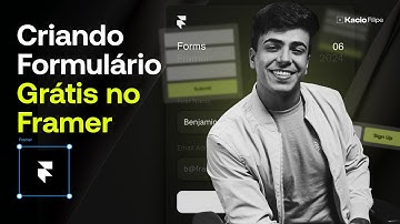 Criando Formulário de Contato Grátis no Framer / Tutorial completo para Formulário no Framer