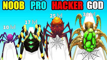 NOOB vs PRO vs HACKER vs GOD Insect Evolution Run